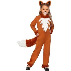 Unisex Fox Halloween Costume • Kids Size 4–6 • Brand New with tags